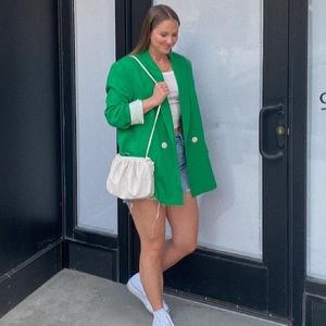 Zara green blazer